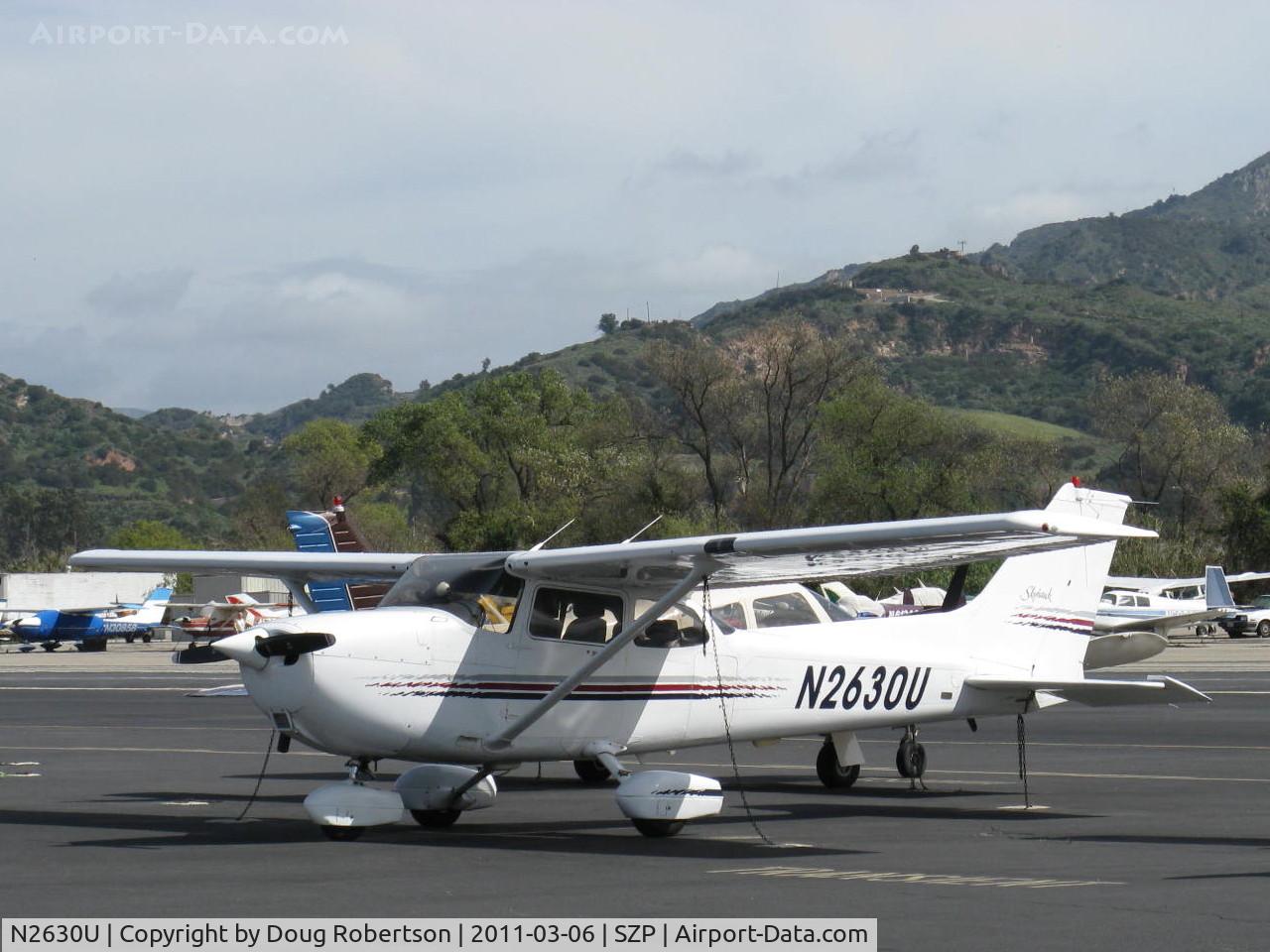 N2630U, 1998 Cessna 172R C/N 17280568, 1998 Cessna 172R SKYHAWK, Lycoming IO-360-L2A 160 Hp