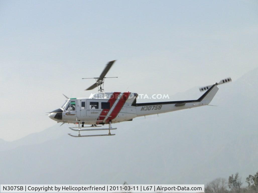 N307SB, 1975 Bell 212 C/N 30781, Entering the training area