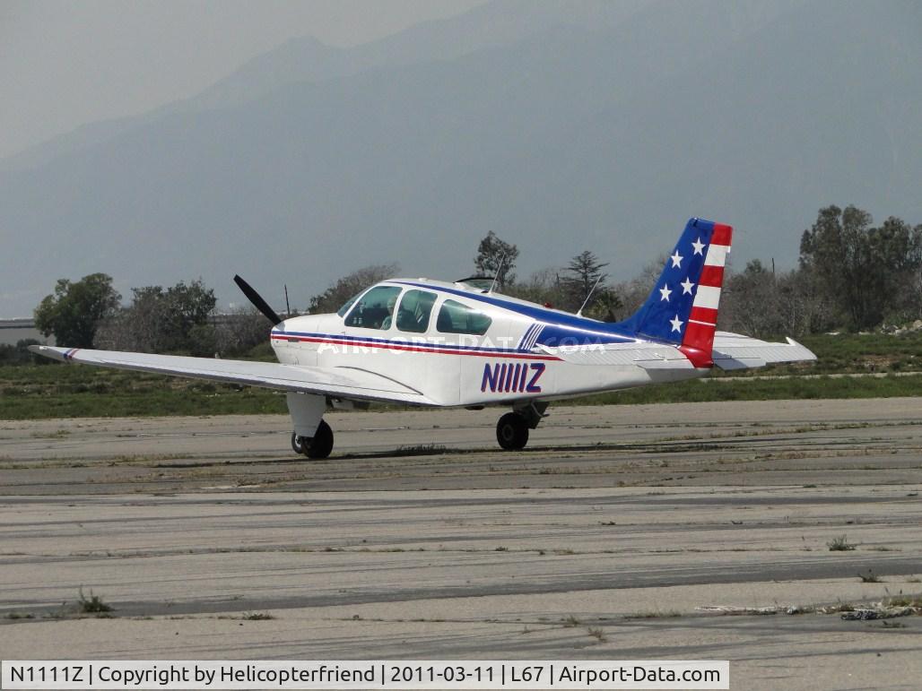 N1111Z, 1960 Beech 35-A33 Debonair C/N CD-276, Pre-flight before start up and doing touch & go's