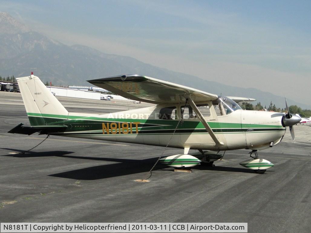 N8181T, 1961 Cessna 175B Skylark C/N 17556881, Parked in transient parking