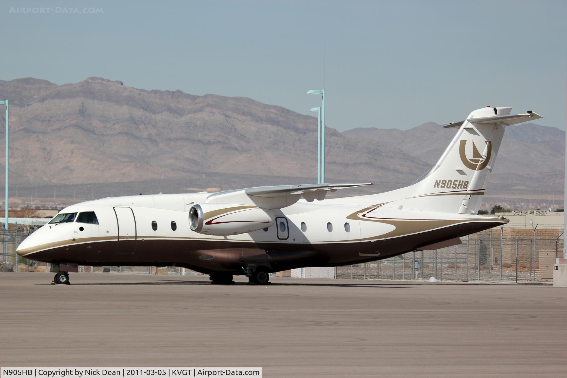 N905HB, 2001 Fairchild Dornier 328-300 328JET C/N 3178, KVGT