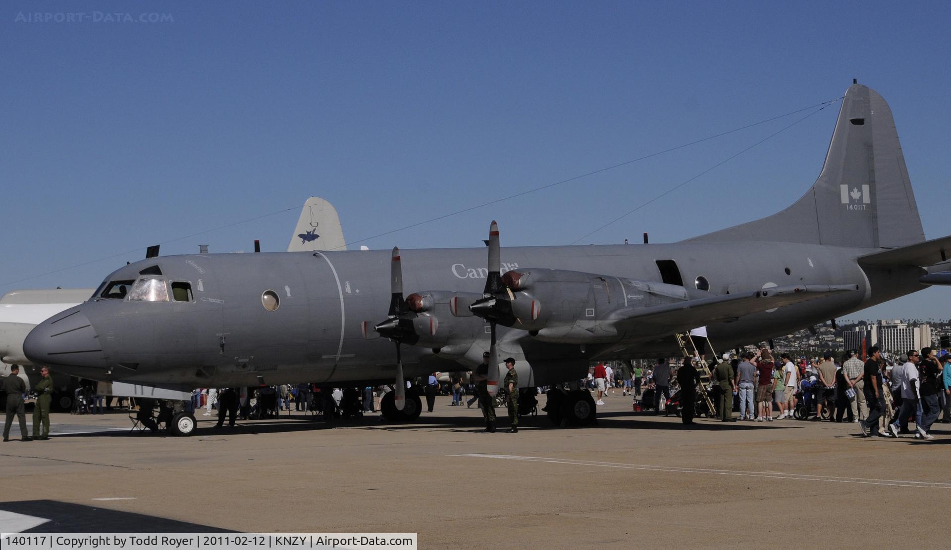 140117, 1981 Lockheed CP-140 Aurora C/N 285B-5723, Canadian visitor at North Island