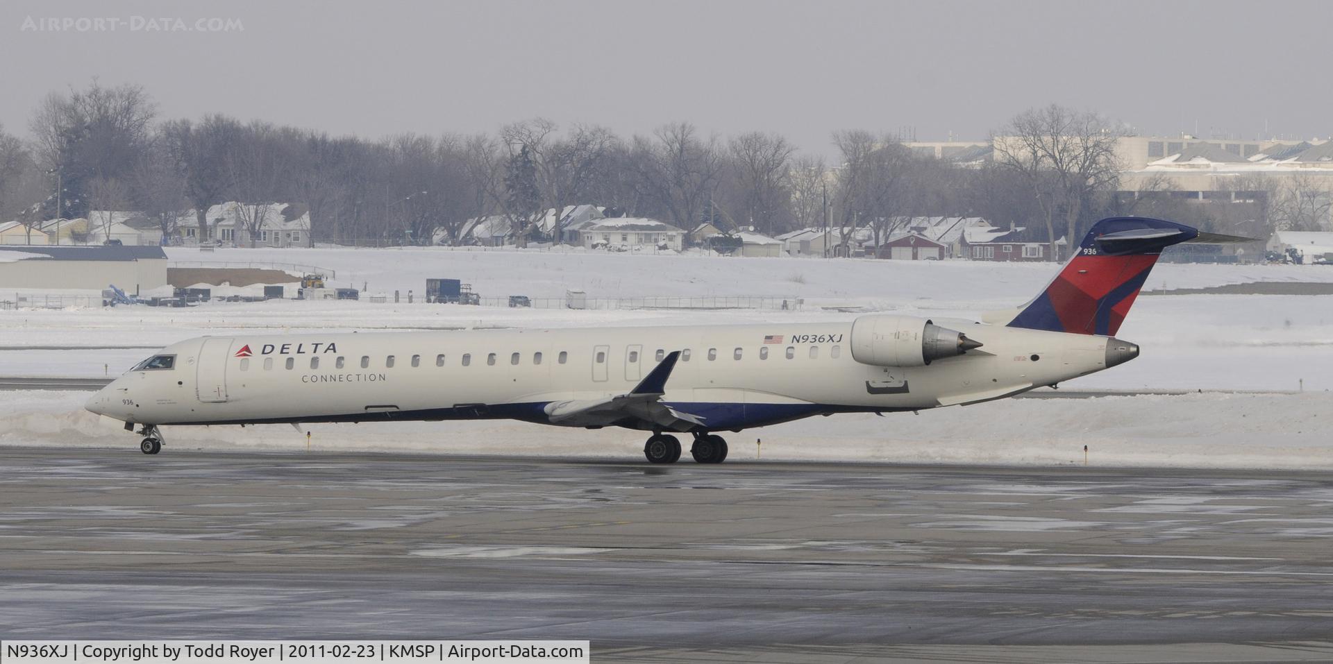 N936XJ, 2008 Bombardier CRJ-900ER (CL-600-2D24) C/N 15201, Delta