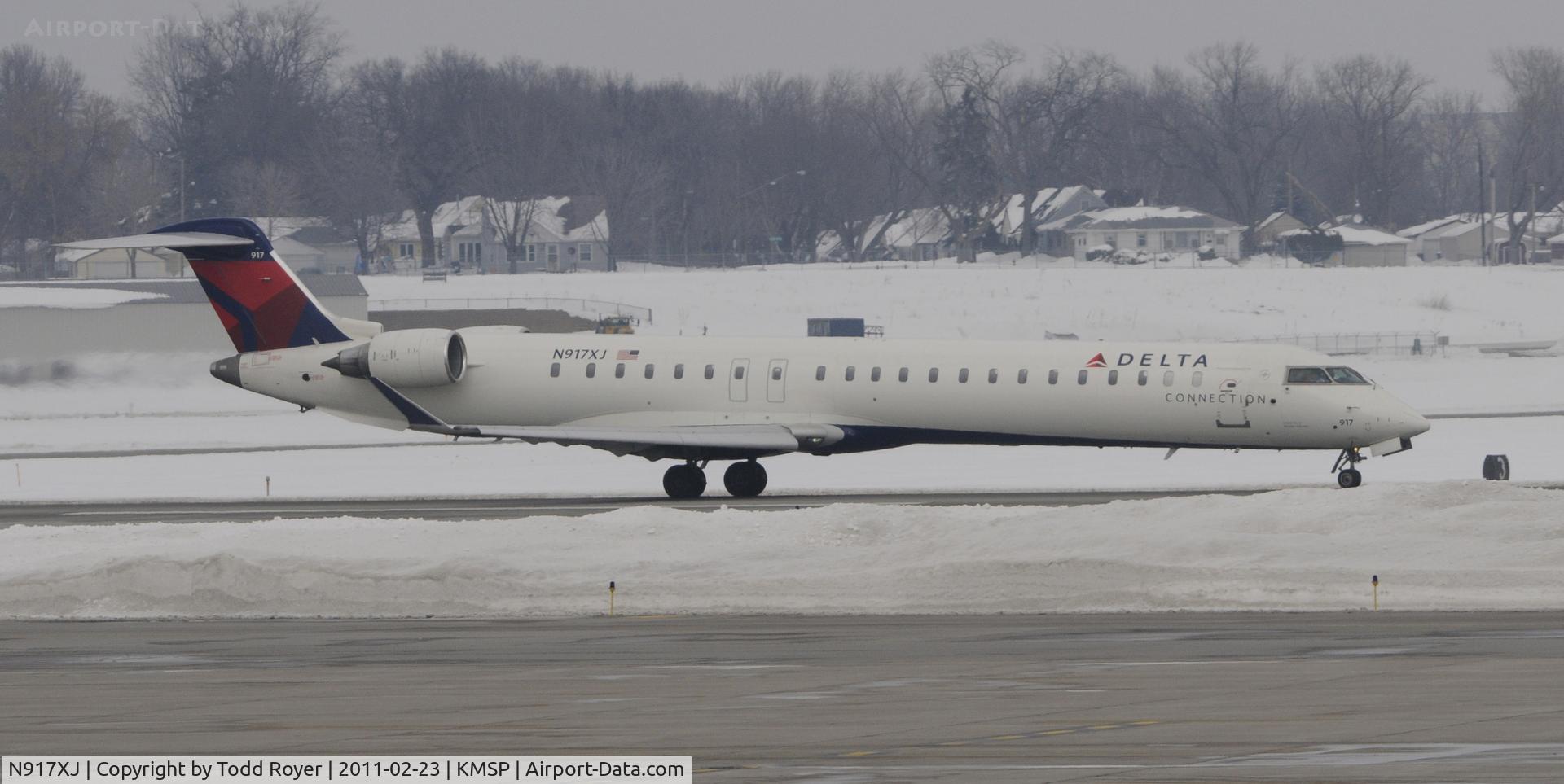 N917XJ, 2007 Bombardier CRJ-900ER (CL-600-2D24) C/N 15155, Delta