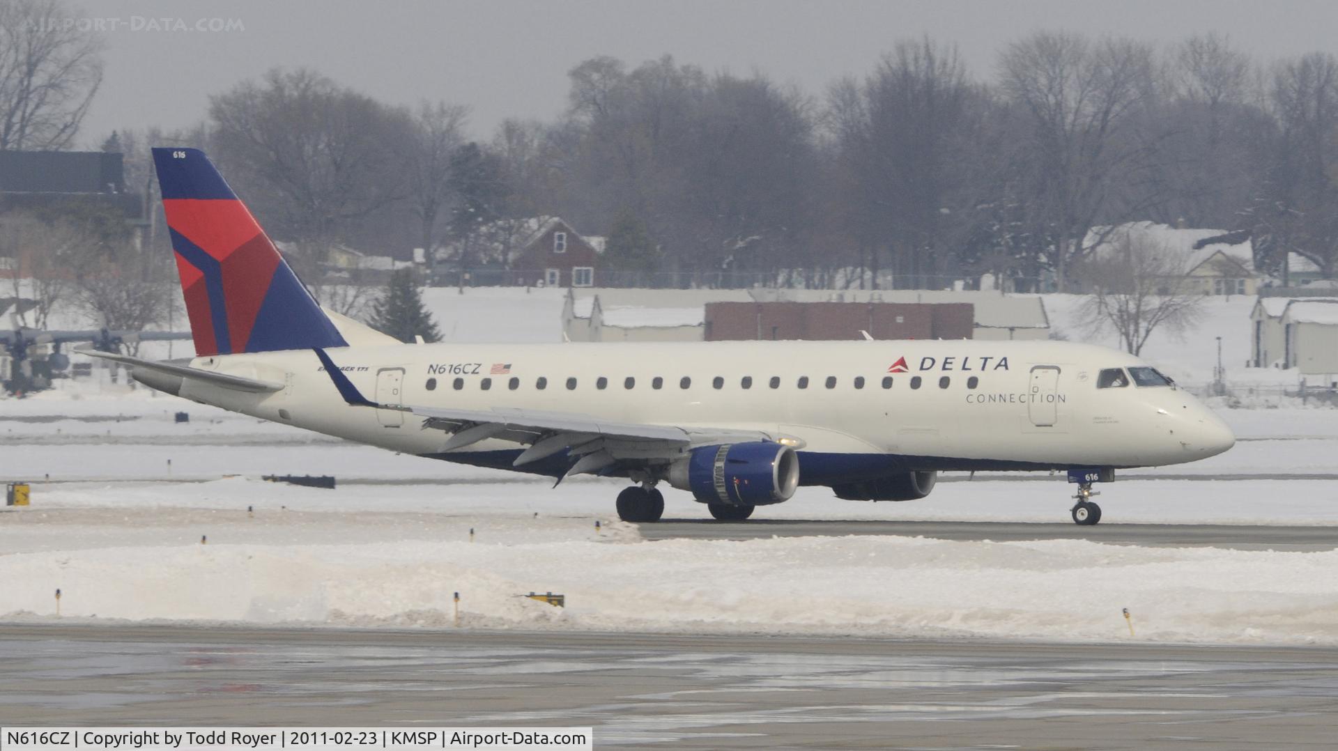 N616CZ, 2008 Embraer 175LR (ERJ-170-200LR) C/N 17000209, Delta