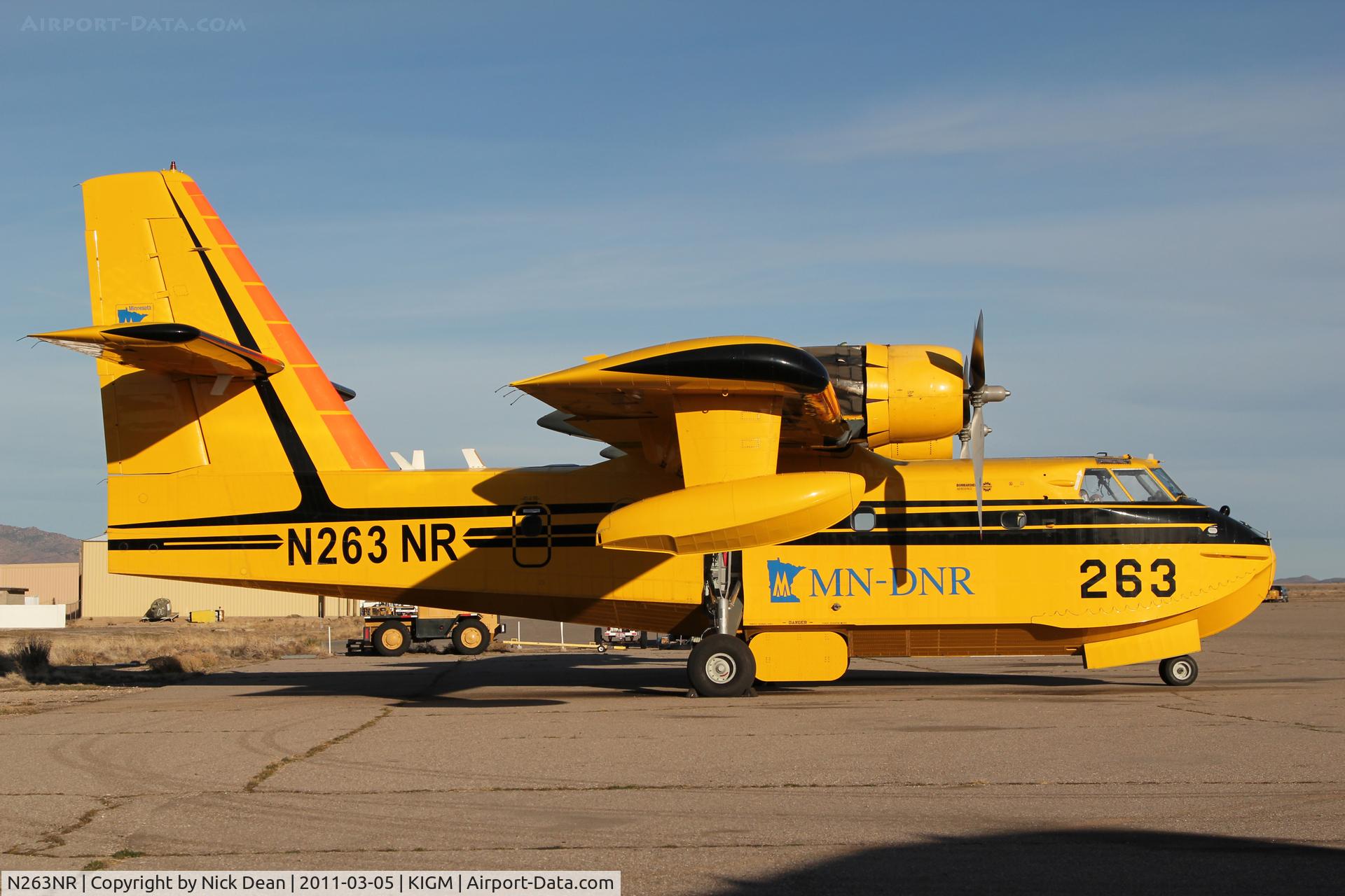 N263NR, 1985 Canadair CL-215-V (CL-215-1A10) C/N 1082, KIGM