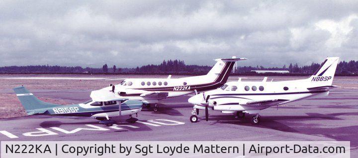 N222KA, 1975 Beech 200 C/N BB-49, Washington State Patrol