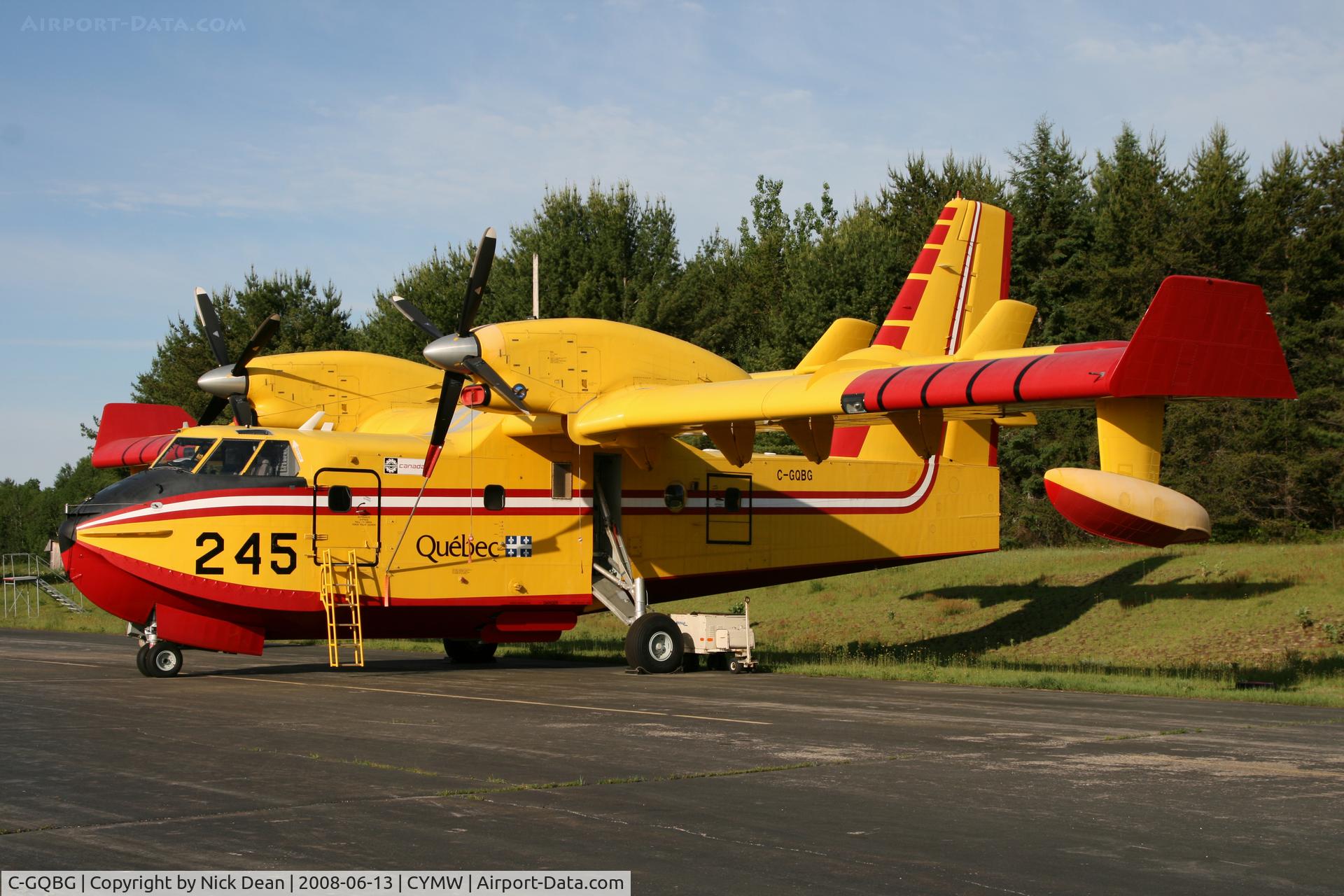 C-GQBG, 1996 Canadair CL-215-6B11 CL-415 C/N 2022, CYMW