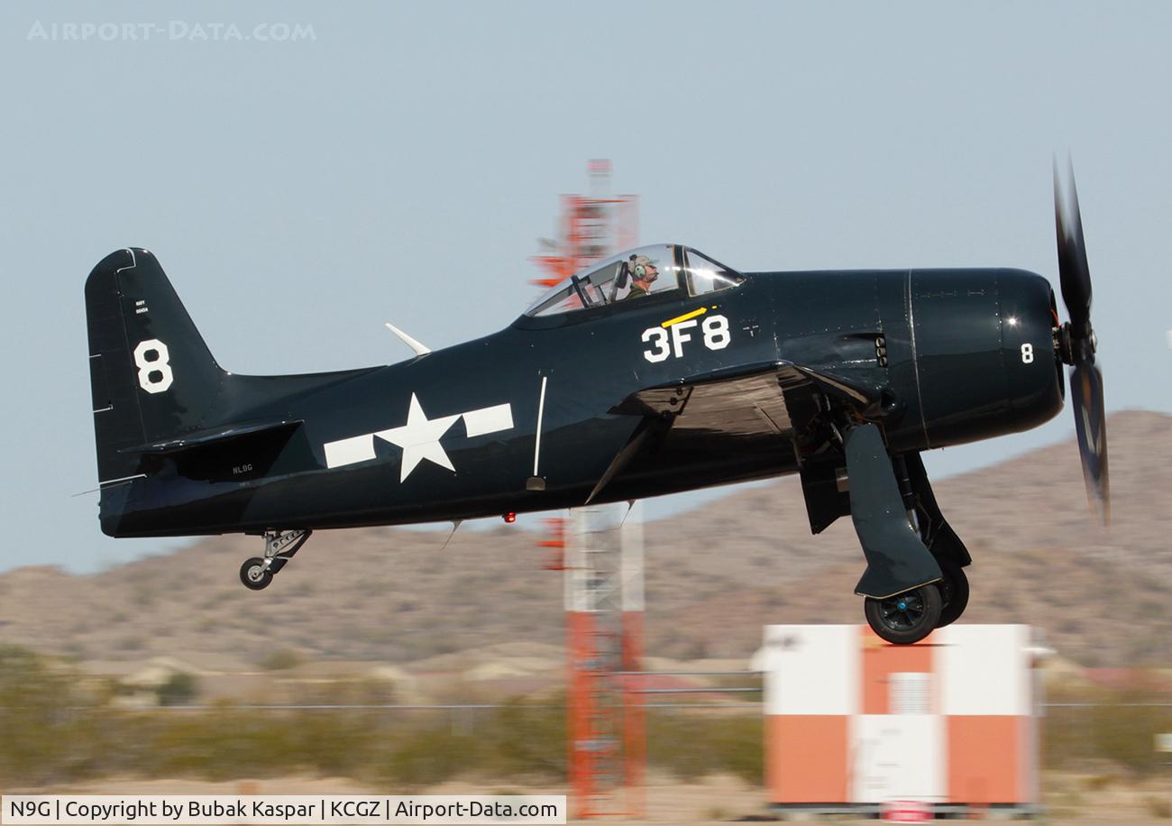 N9G, Grumman F8F-1 Bearcat C/N D.18, Cactus Fly In