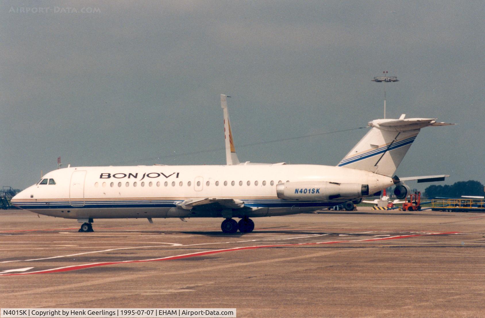 N401SK, 1966 BAC 111-401AK One-Eleven C/N BAC.073, Bon Jovi