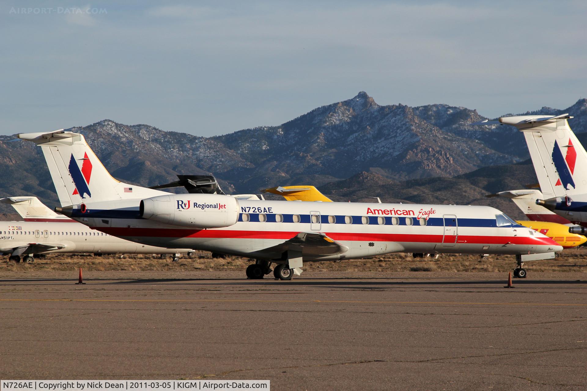 N726AE, 2000 Embraer ERJ-135LR (EMB-135LR) C/N 145314, KIGM