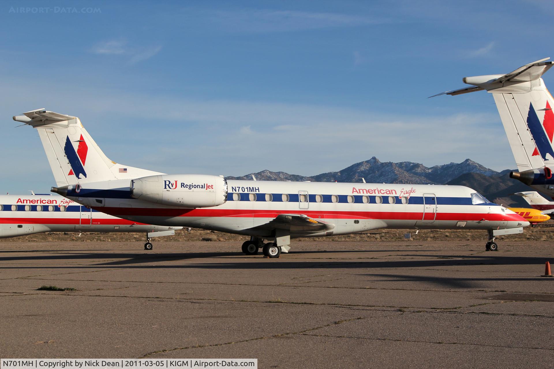 N701MH, 1999 Embraer ERJ-135LR (EMB-135LR) C/N 145162, KIGM