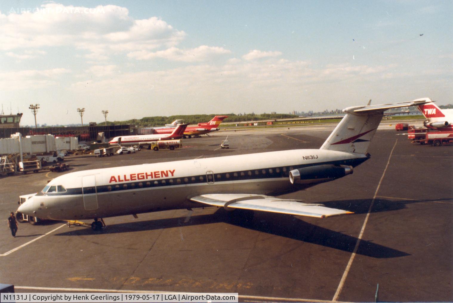 N1131J, 1966 BAC 111-215AU One-Eleven C/N BAC.097, Alleghney at La Guardia
