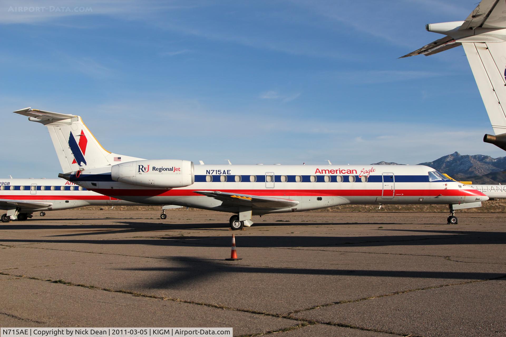 N715AE, 2000 Embraer ERJ-135LR (EMB-135LR) C/N 145262, KIGM