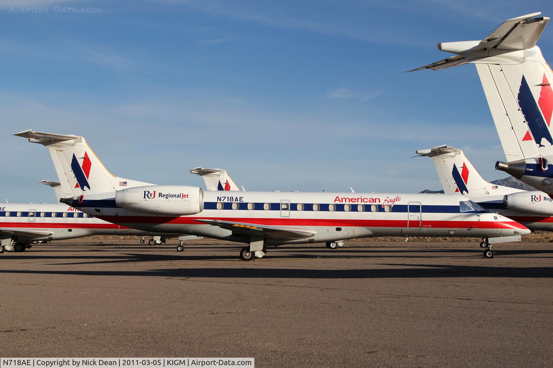 N718AE, 2000 Embraer ERJ-135LR (EMB-135LR) C/N 145275, KIGM