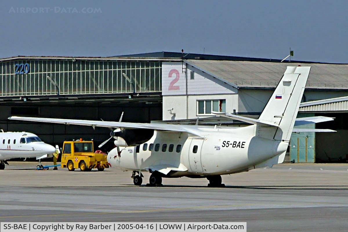 S5-BAE, 1990 Let L-410UVP-E Turbolet C/N 902503, LET L-410 UVP-E [902503] (Solinar) Vienna~OE 16/04/2005.