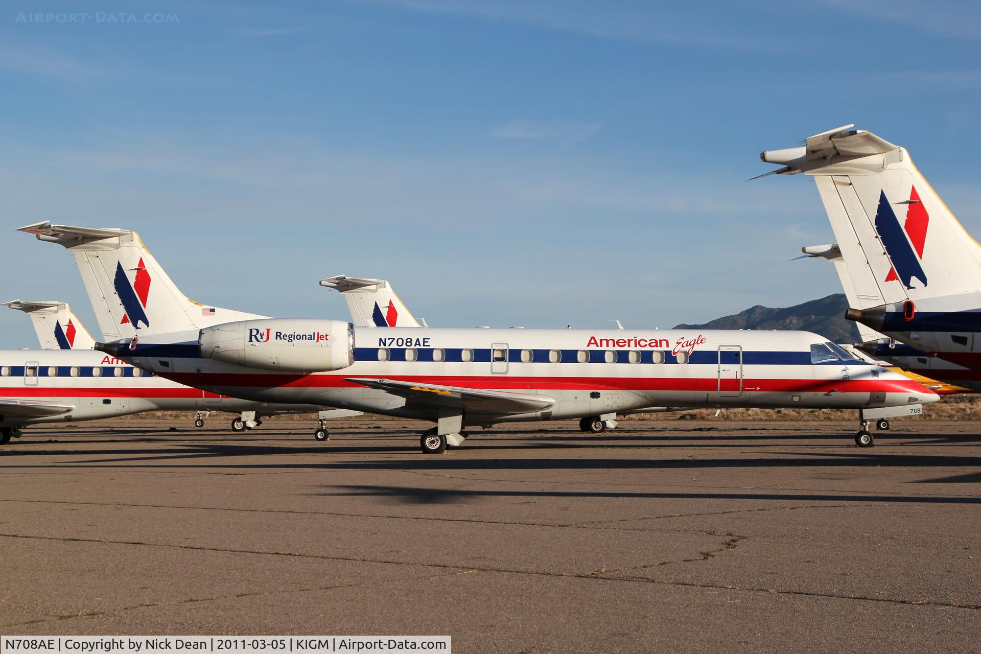 N708AE, 1999 Embraer ERJ-135LR (EMB-135LR) C/N 145205, KIGM