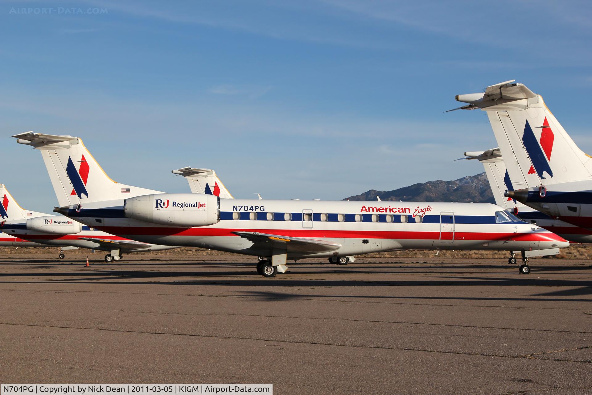 N704PG, 1999 Embraer ERJ-135LR (EMB-135LR) C/N 145174, KIGM