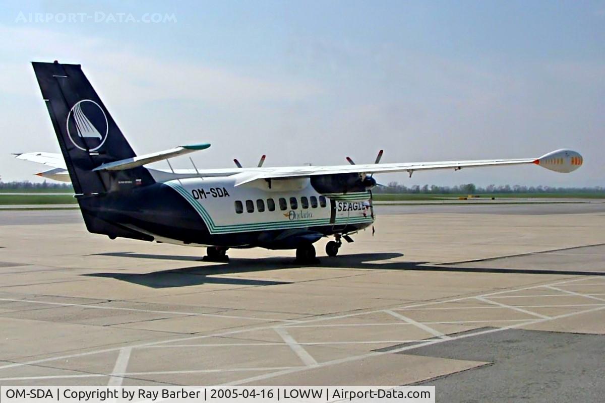 OM-SDA, 1987 Let L-410UVP-E Turbolet C/N 872006, LET L-410 UVP-E [872006] (Seagle Air) Vienna~OE 16/04/2005.