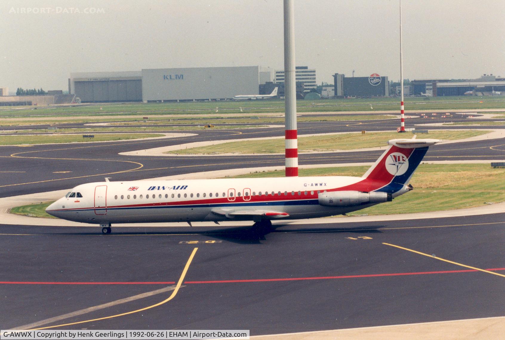 G-AWWX, 1969 BAC 111-509EW One-Eleven C/N BAC.184, Dan-Air