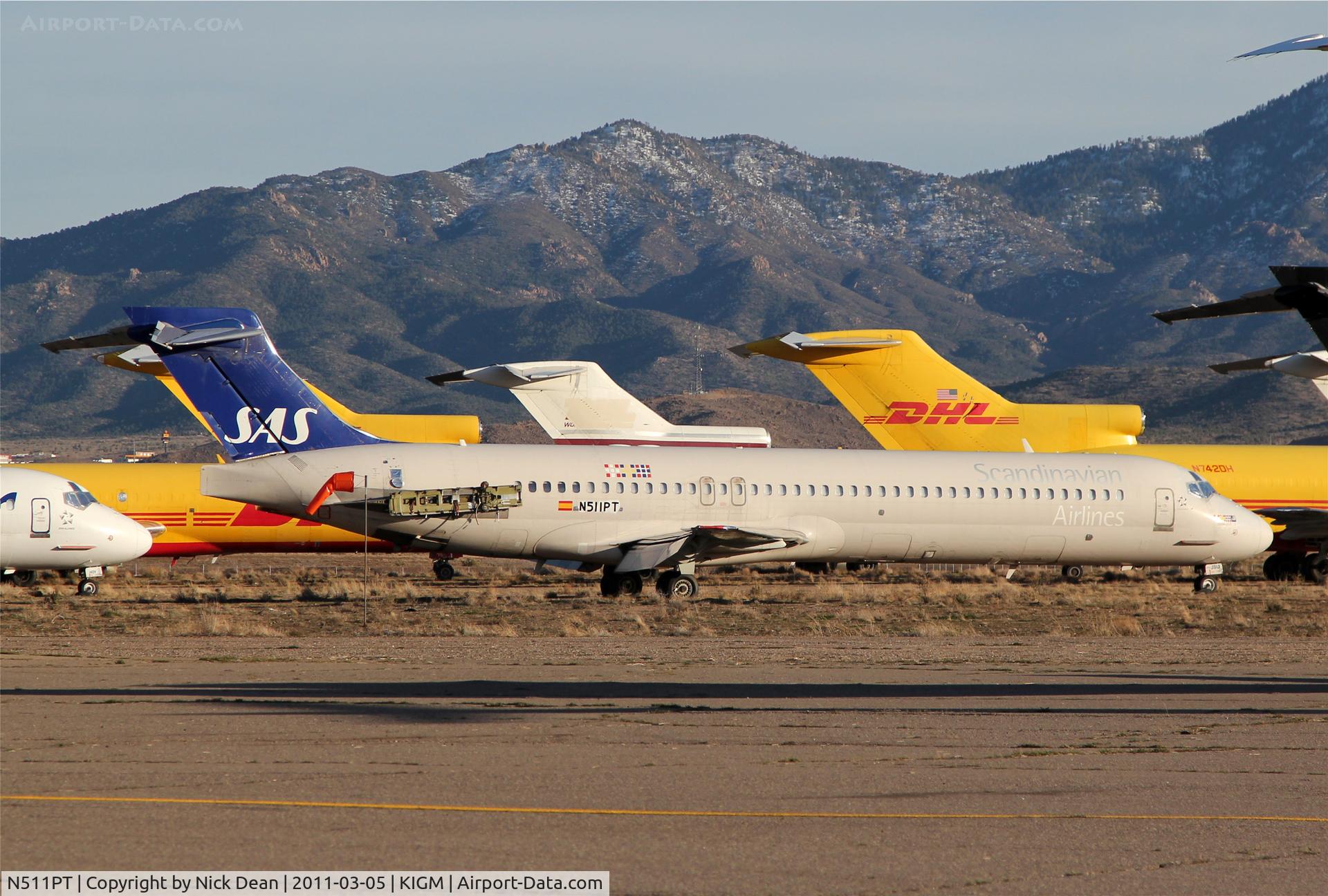 N511PT, 1990 McDonnell Douglas MD-87 (DC-9-87) C/N 49610, KIGM