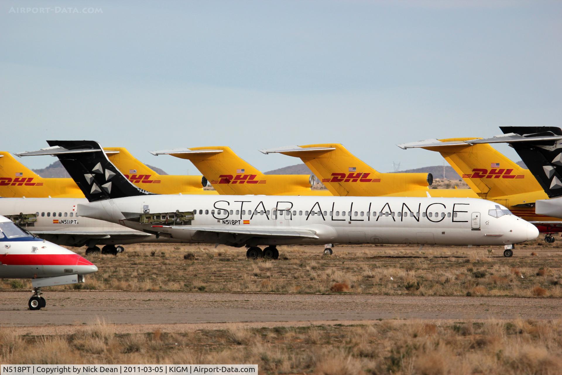 N518PT, 1989 McDonnell Douglas DC-9-87 C/N 49608, KIGM