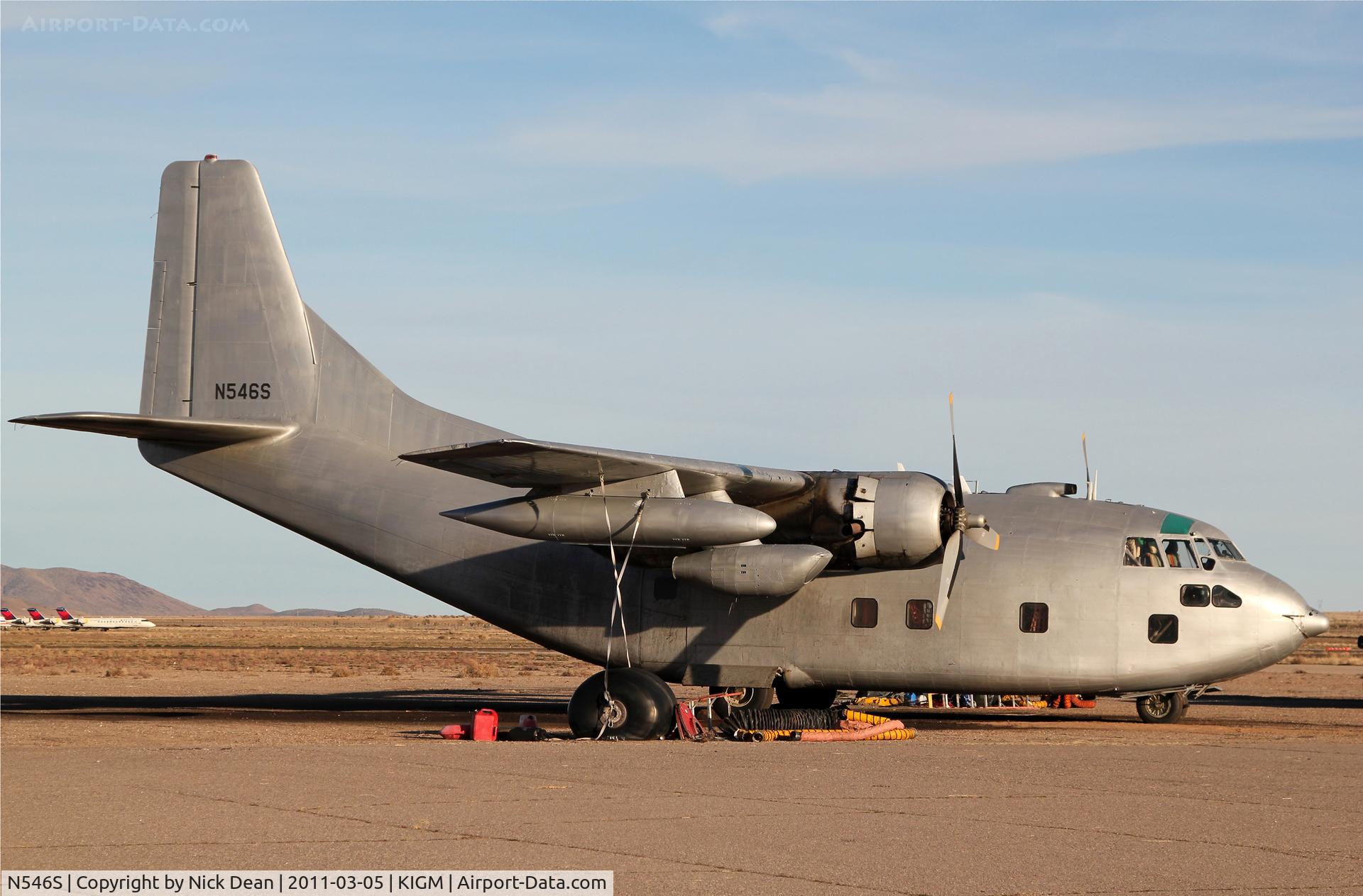 N546S, 1954 Fairchild C-123K Provider C/N 20064, KIGM C/N 20064 not as incorrectly posted on the FAA database 54-615 which is the military s/n