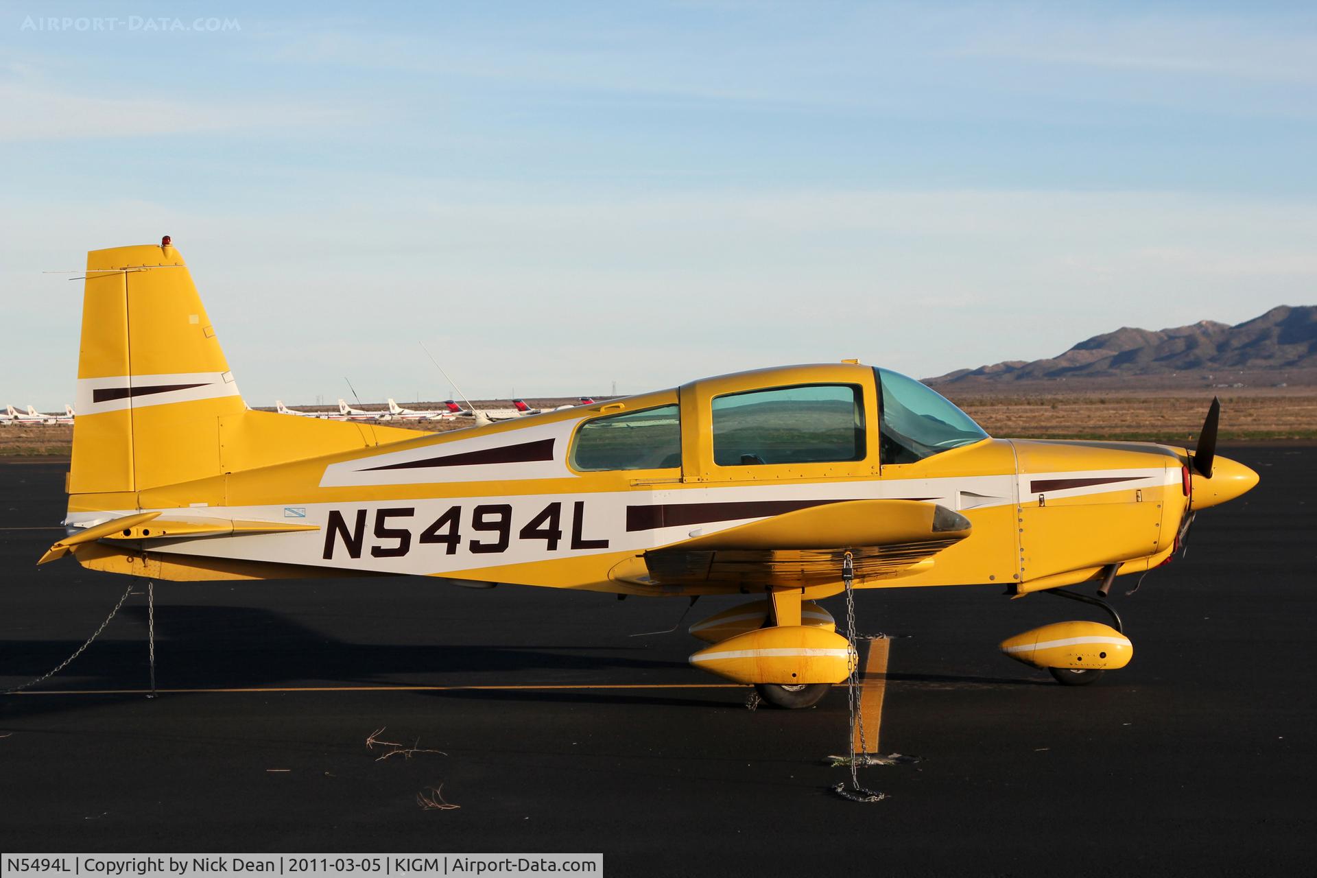 N5494L, 1973 Grumman American AA-5 Traveler C/N AA5-0394, KIGM