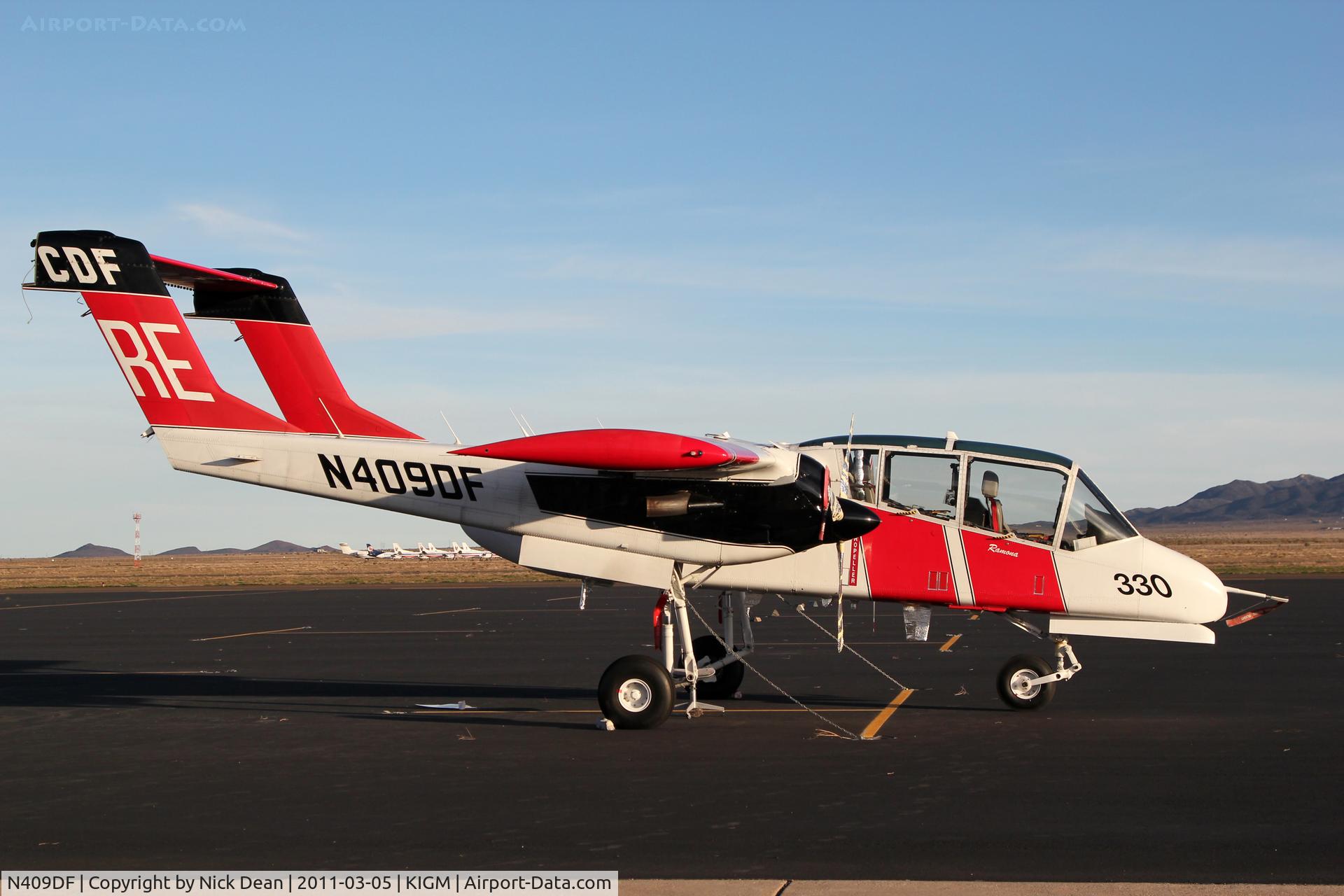 N409DF, North American Rockwell OV-10A Bronco C/N 305-12, KIGM C/N 305-012 not as incorrectly posted on the FAA database 155401 which appears to be a Navy Bu number