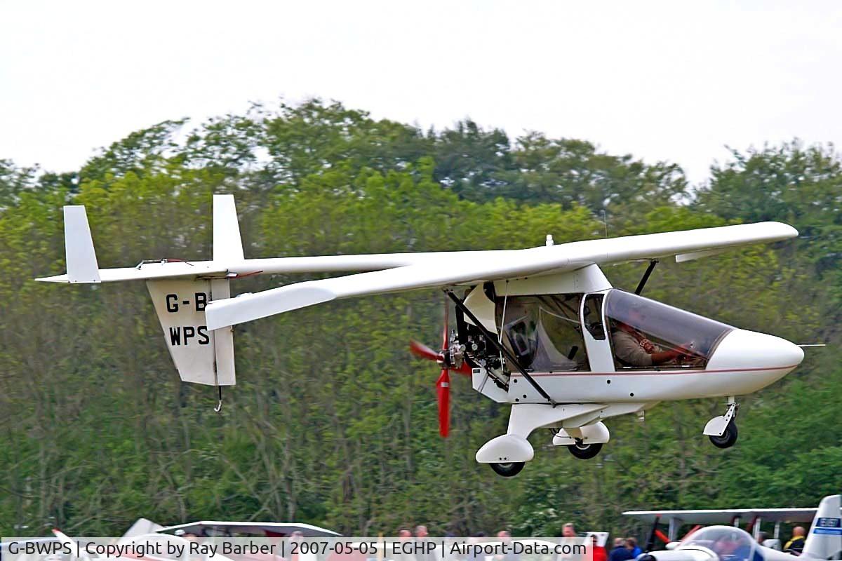 G-BWPS, 1996 CFM Streak Shadow SA C/N PFA 206-12954, CFM Streak Shadow SA [PFA 206-12954] Popham 05/05/2007.