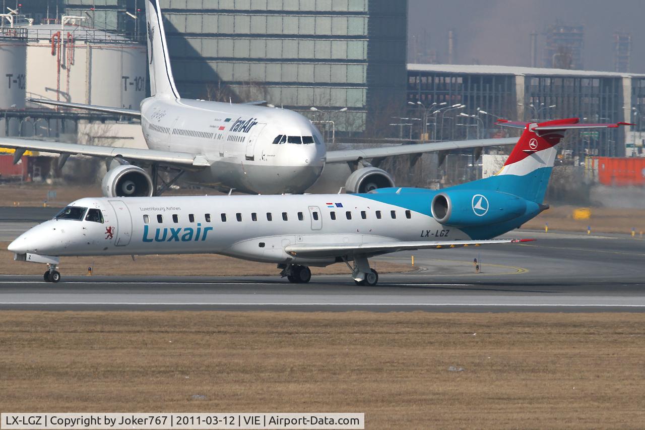 LX-LGZ, 2000 Embraer EMB-145LU (ERJ-145LU) C/N 145258, Luxair