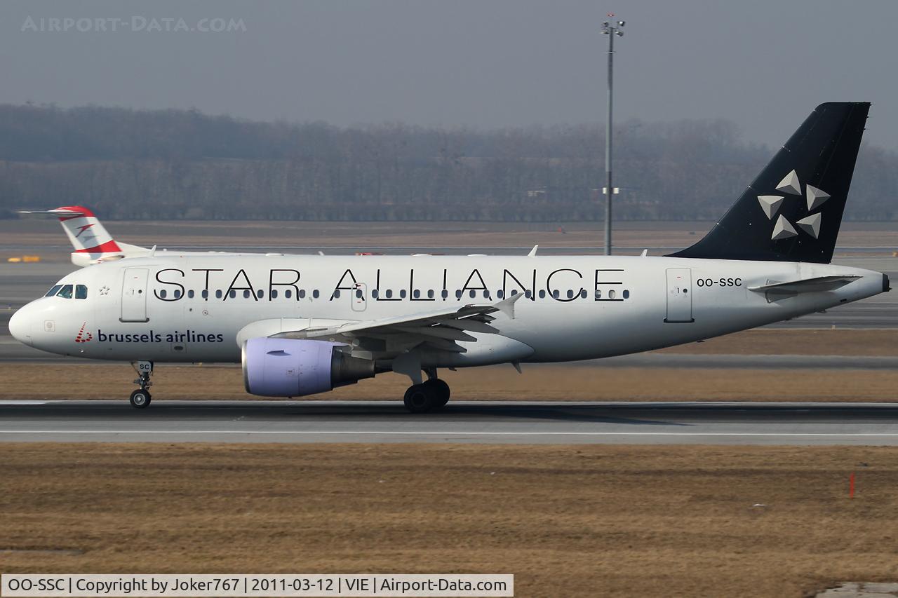 OO-SSC, 1999 Airbus A319-112 C/N 1086, Brussels Airlines