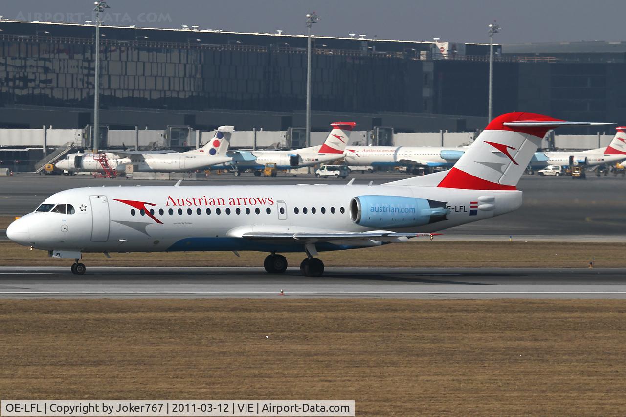 OE-LFL, 1995 Fokker 70 (F-28-0070) C/N 11573, Austrian arrows
