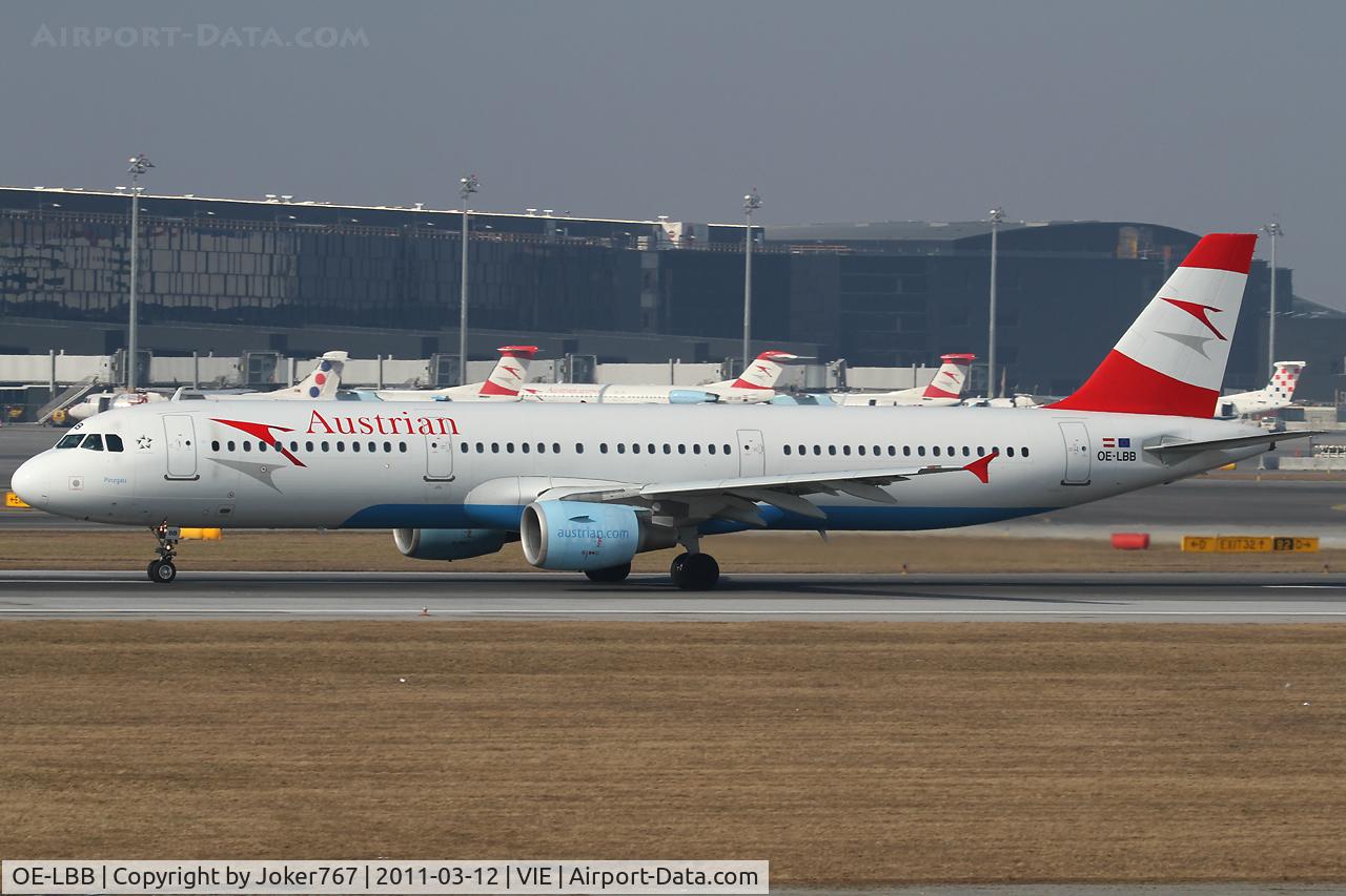 OE-LBB, 1995 Airbus A321-111 C/N 570, Austrian Airlines