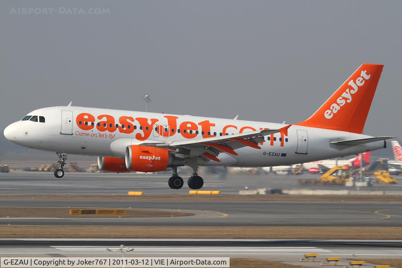G-EZAU, 2006 Airbus A319-111 C/N 2795, EasyJet