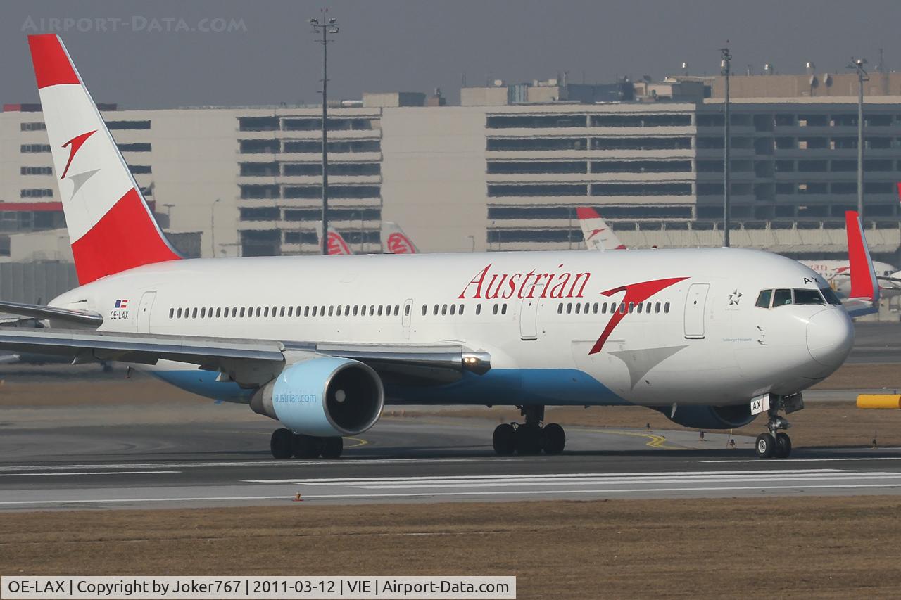 OE-LAX, 1992 Boeing 767-3Z9/ER C/N 27095, Austrian Airlines