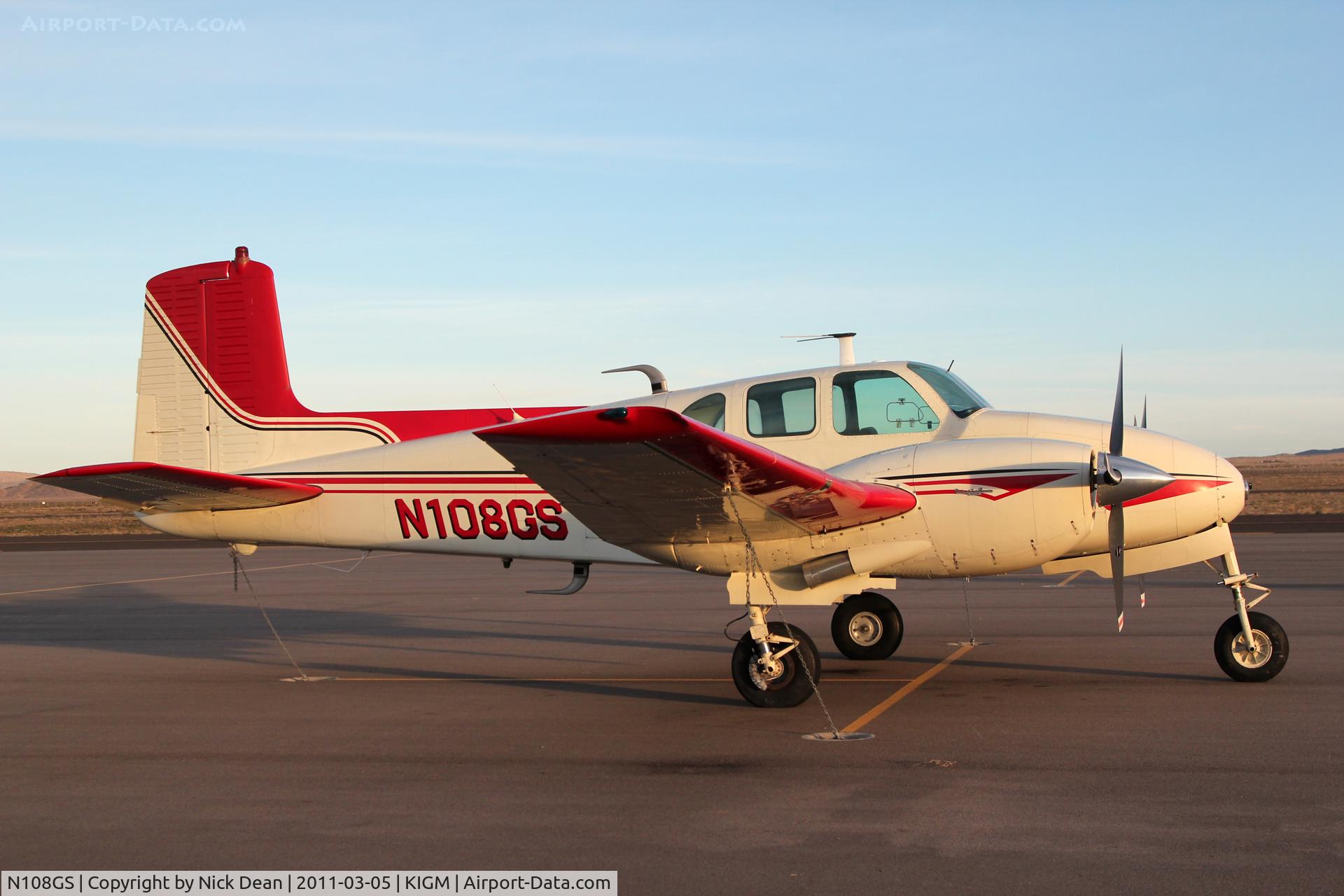 N108GS, 1960 Beech D50C Twin Bonanza C/N DH-250, KIGM