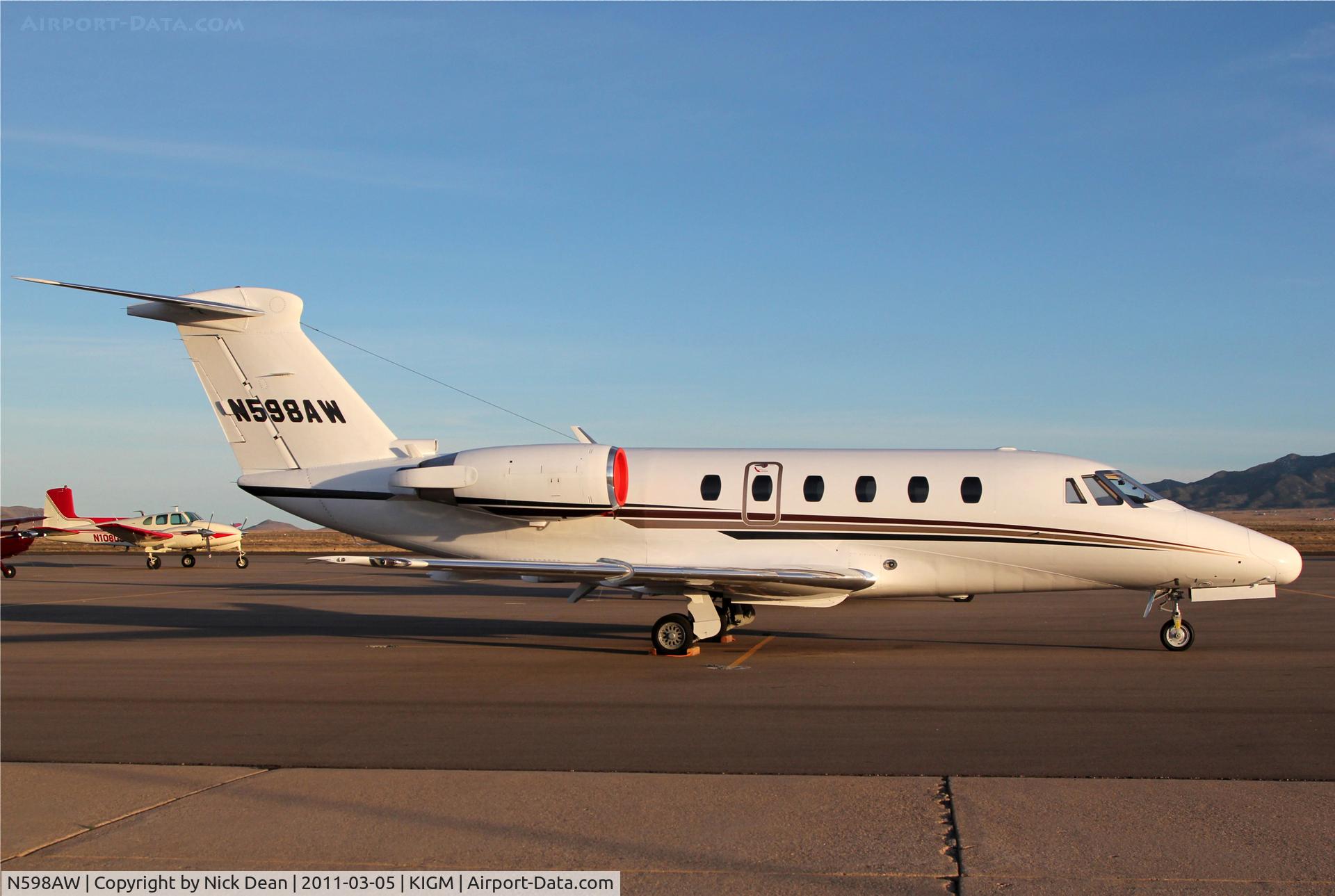 N598AW, 1986 Cessna 650 C/N 650-0112, KIGM