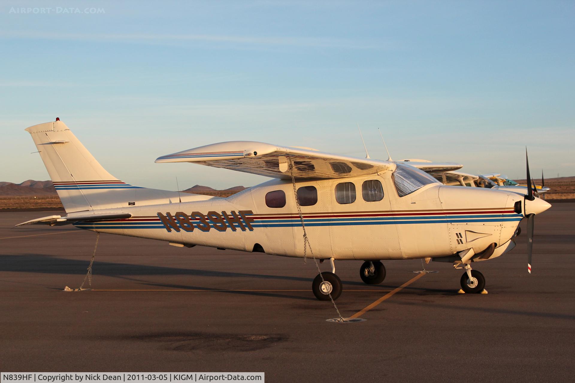 N839HF, 1980 Cessna P210N Pressurised Centurion C/N P21000633, KIGM