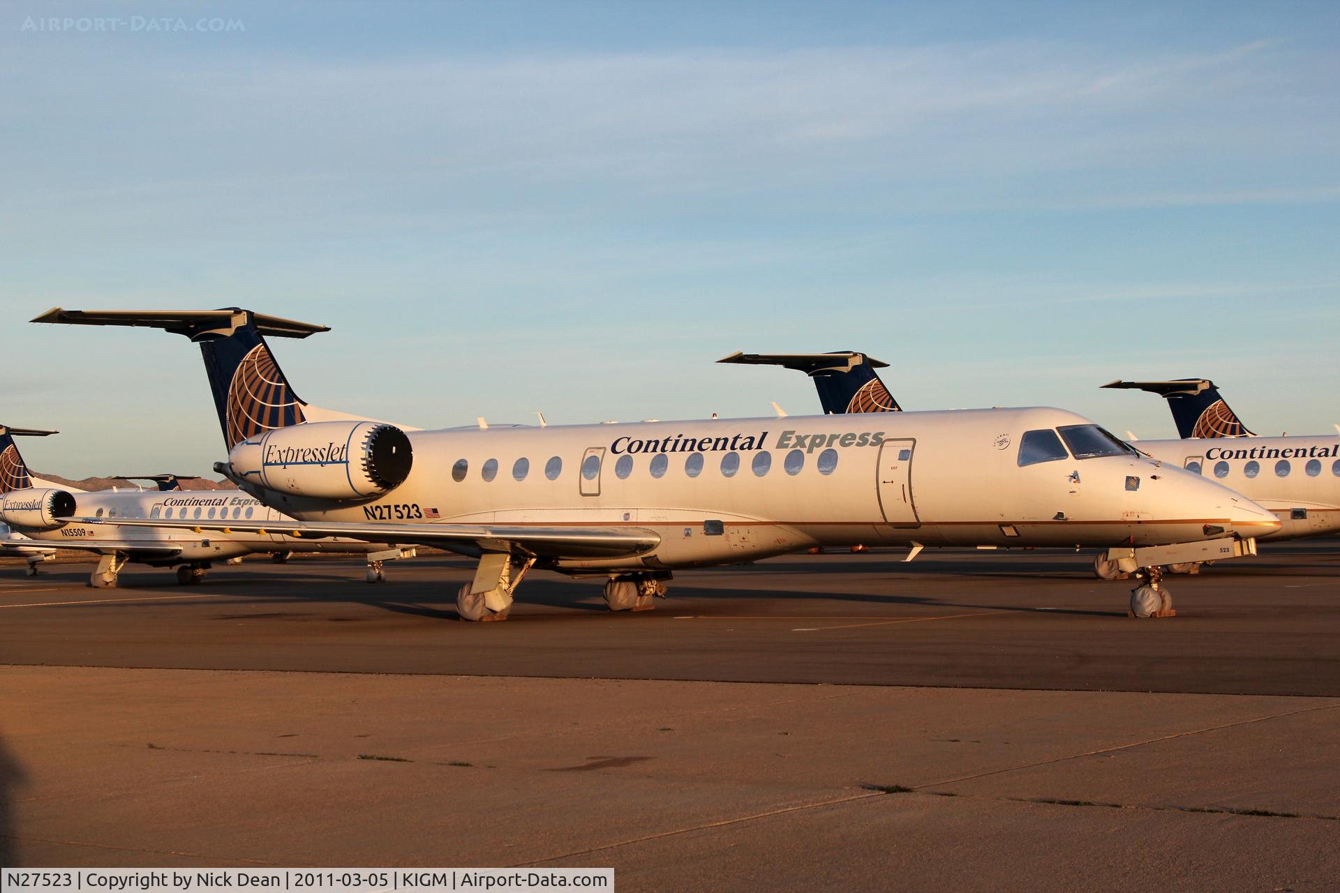 N27523, 2001 Embraer ERJ-135LR (EMB-135LR) C/N 145389, KIGM