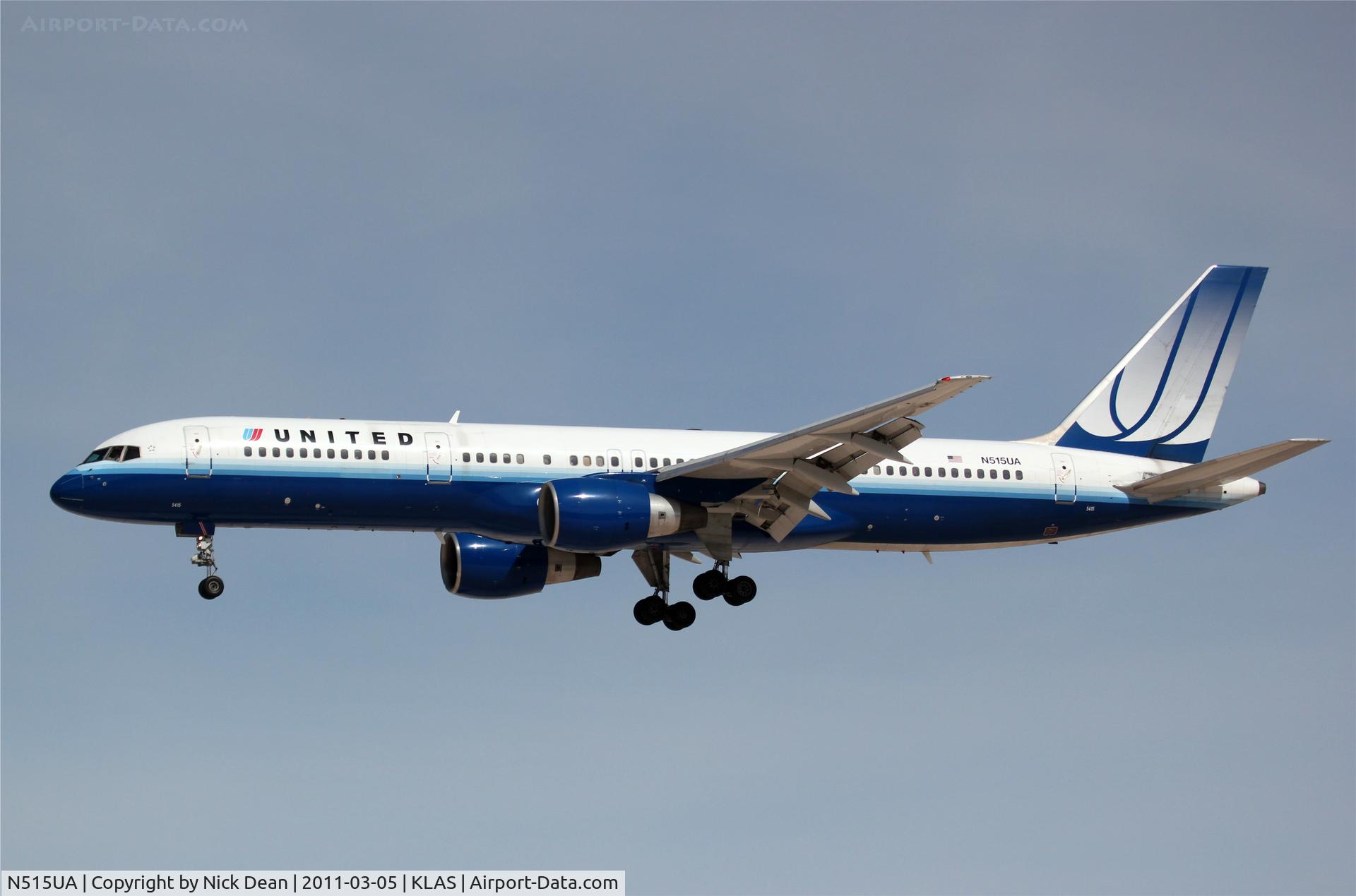 N515UA, 1990 Boeing 757-222F C/N 24840, KLAS