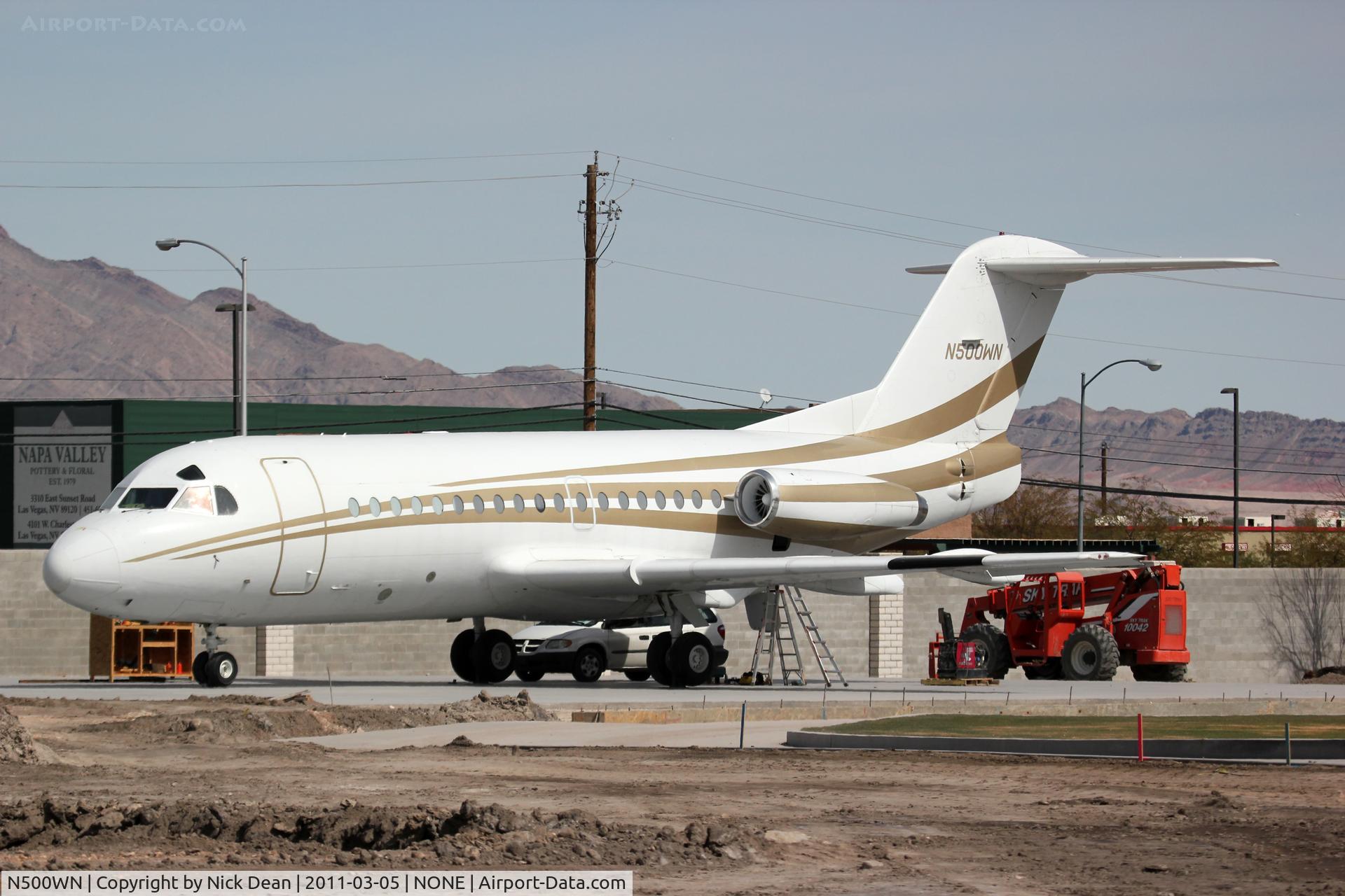 N500WN, 1969 Fokker F.28-1000 Fellowship C/N 11016, Casa de Shenandoah Wayne Newton's estate near KLAS