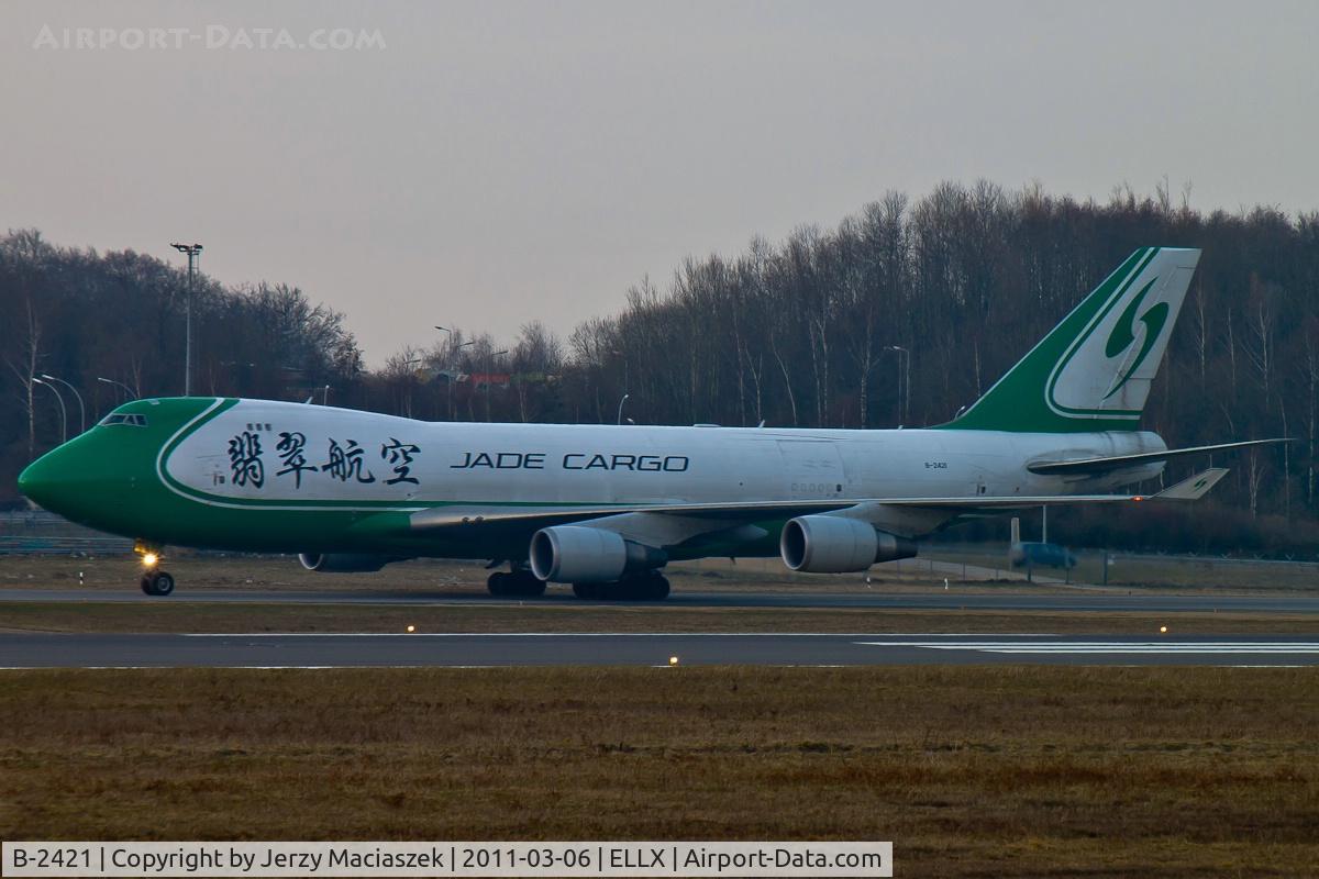 B-2421, 2007 Boeing 747-4EVF/ER/SCD C/N 35169, B-2421_
Boeing 747-4EV(ER)(F)(SCD),