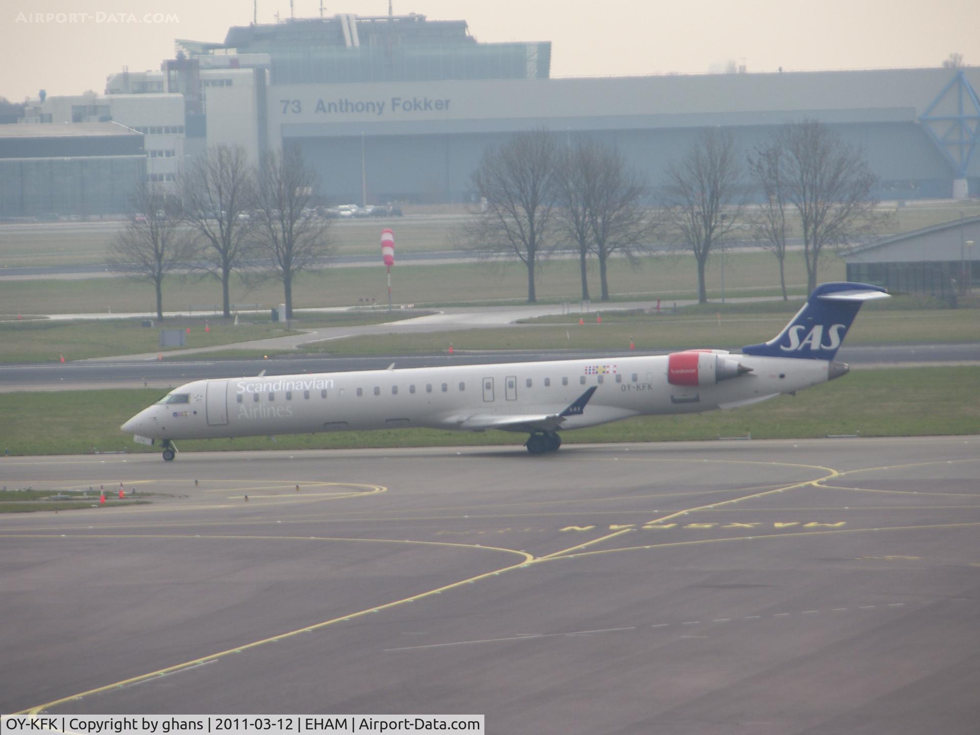 OY-KFK, 2009 Bombardier CRJ-900 (CL-600-2D24) C/N 15244, Sas