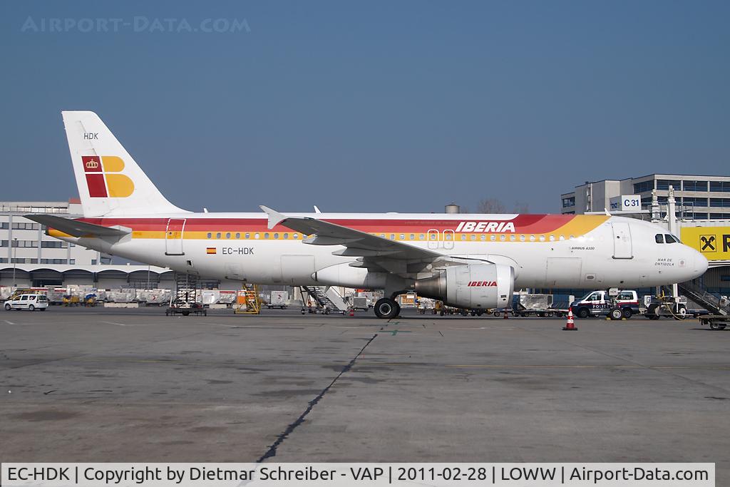 EC-HDK, 1999 Airbus A320-214 C/N 1067, Iberia A320