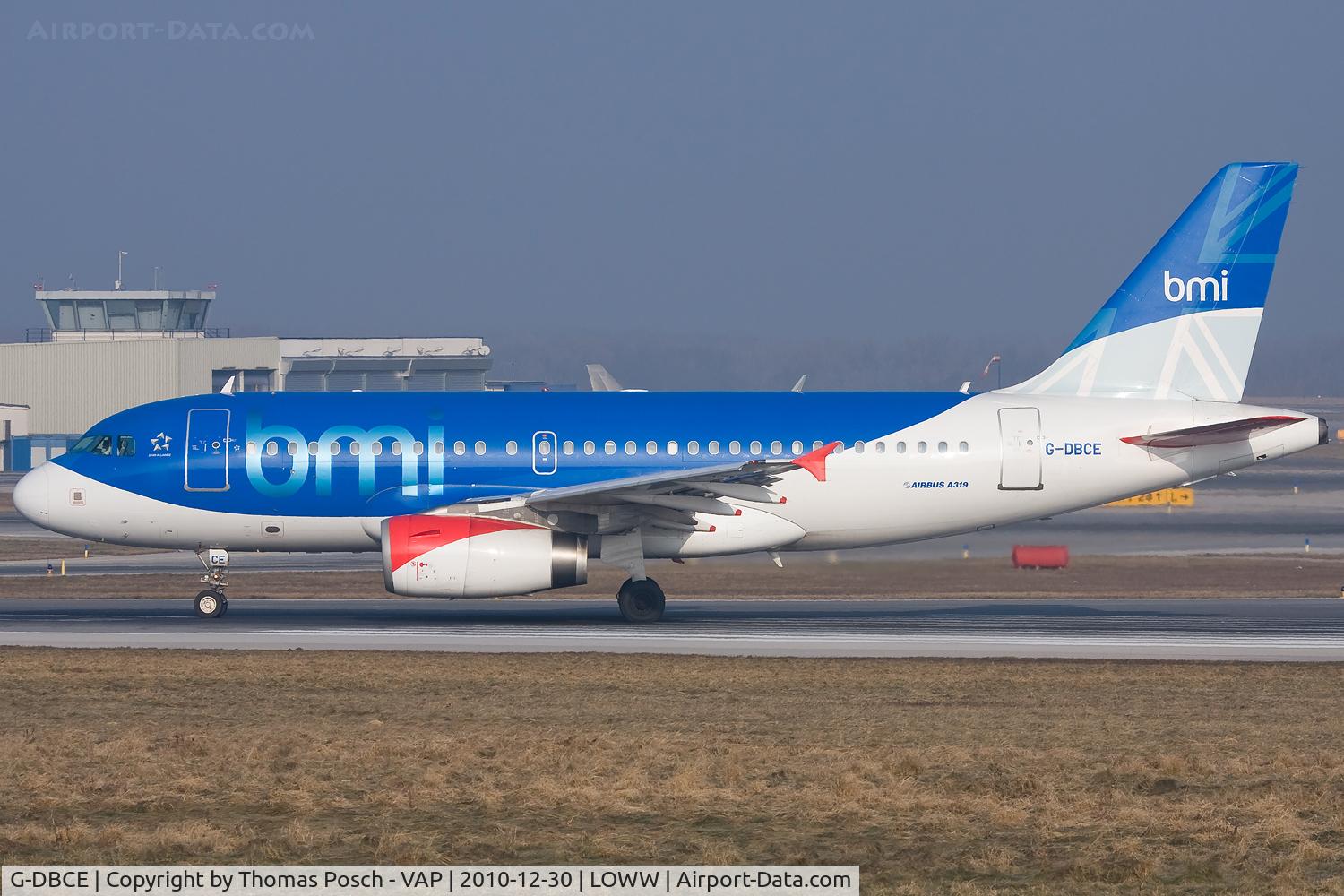 G-DBCE, 2005 Airbus A319-131 C/N 2429, BMI British Midland