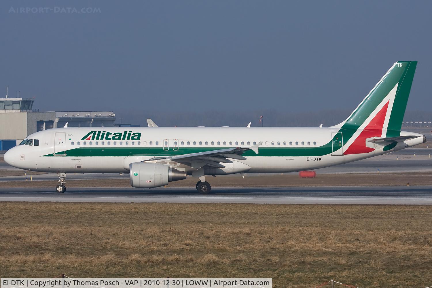 EI-DTK, 2009 Airbus A320-216 C/N 4075, Alitalia