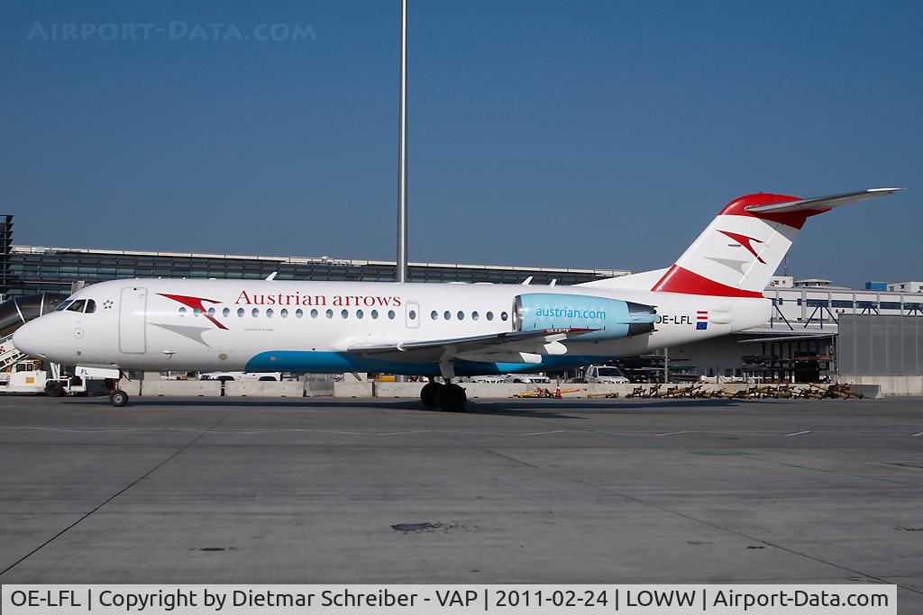 OE-LFL, 1995 Fokker 70 (F-28-0070) C/N 11573, Austrian Arrows Fokker 70