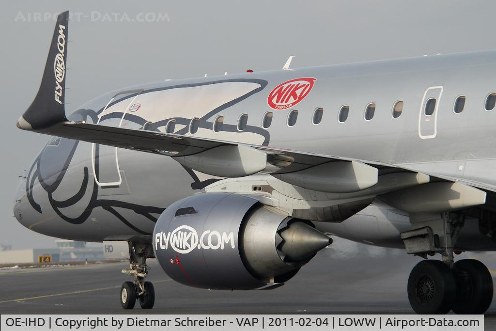 OE-IHD, 2010 Embraer E190 (ERJ-190-100) C/N 19000354, Fly Niki Embraer 190