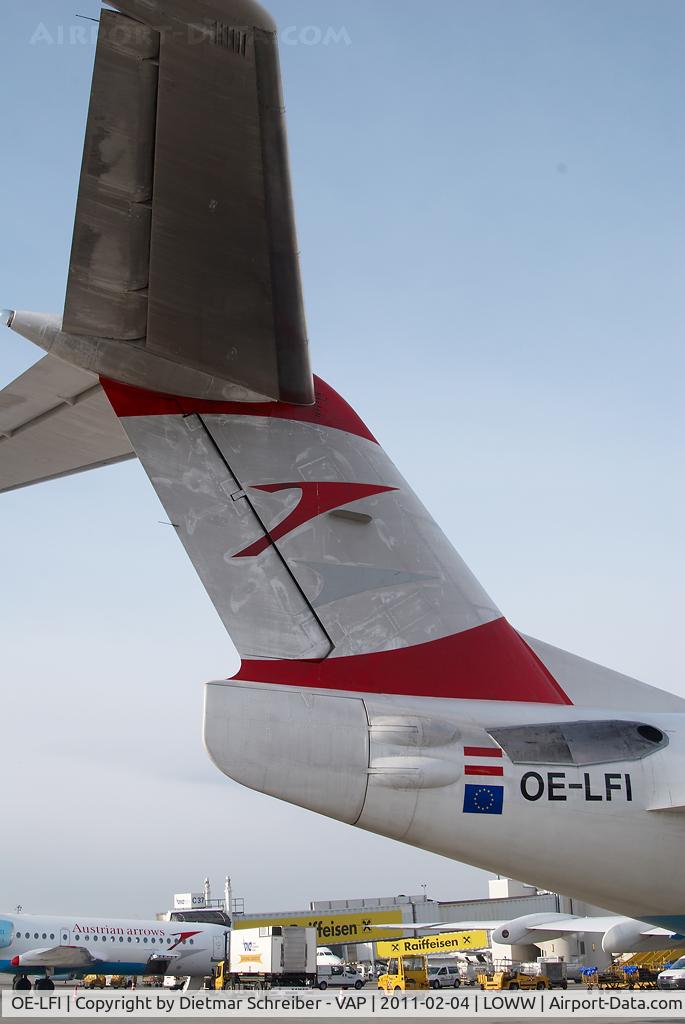OE-LFI, 1995 Fokker 70 (F-28-0070) C/N 11529, Austrian Arrows Fokker 70